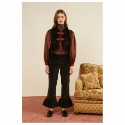 Veste Sans Manches Vienna Velours Côtelé | Marron