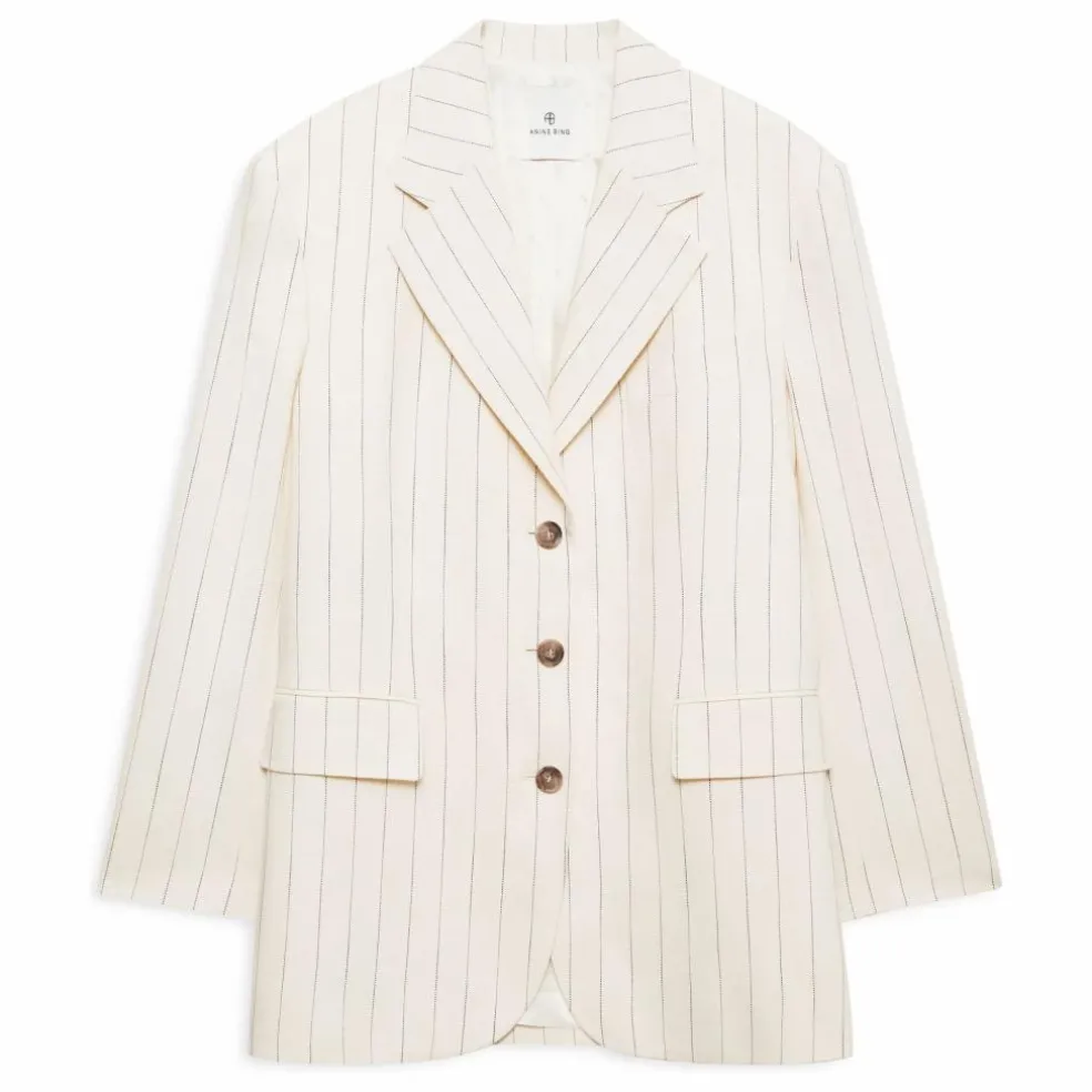 Veste Sara Rayée | Crème