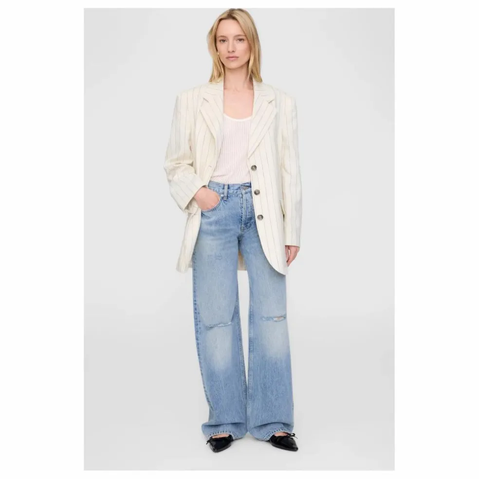 Veste Sara Rayée | Crème