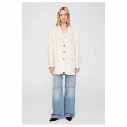 Veste Sara Rayée | Crème
