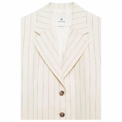 Veste Sara Rayée | Crème