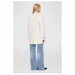 Veste Sara Rayée | Crème