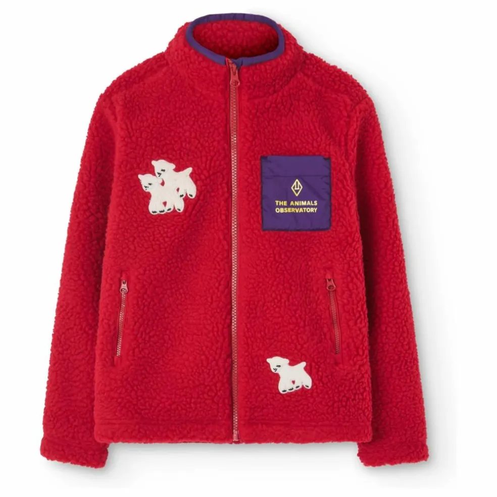 Veste Sherpa Shrew Fibres Recyclées | Rouge