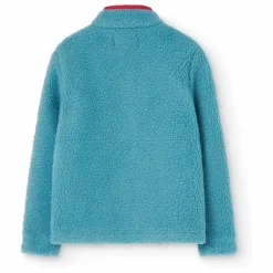 Veste Sherpa Shrew Fibres Recyclées | Bleu ciel