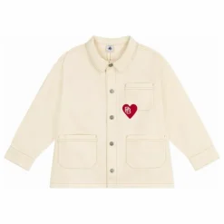 Veste Surpiqures Cœur | Ecru