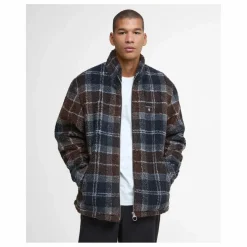 Veste Tartan Zippée | Bleu nuit