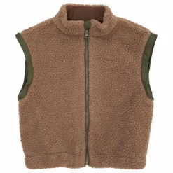 Veste Teddy Manches Amovibles | Beige