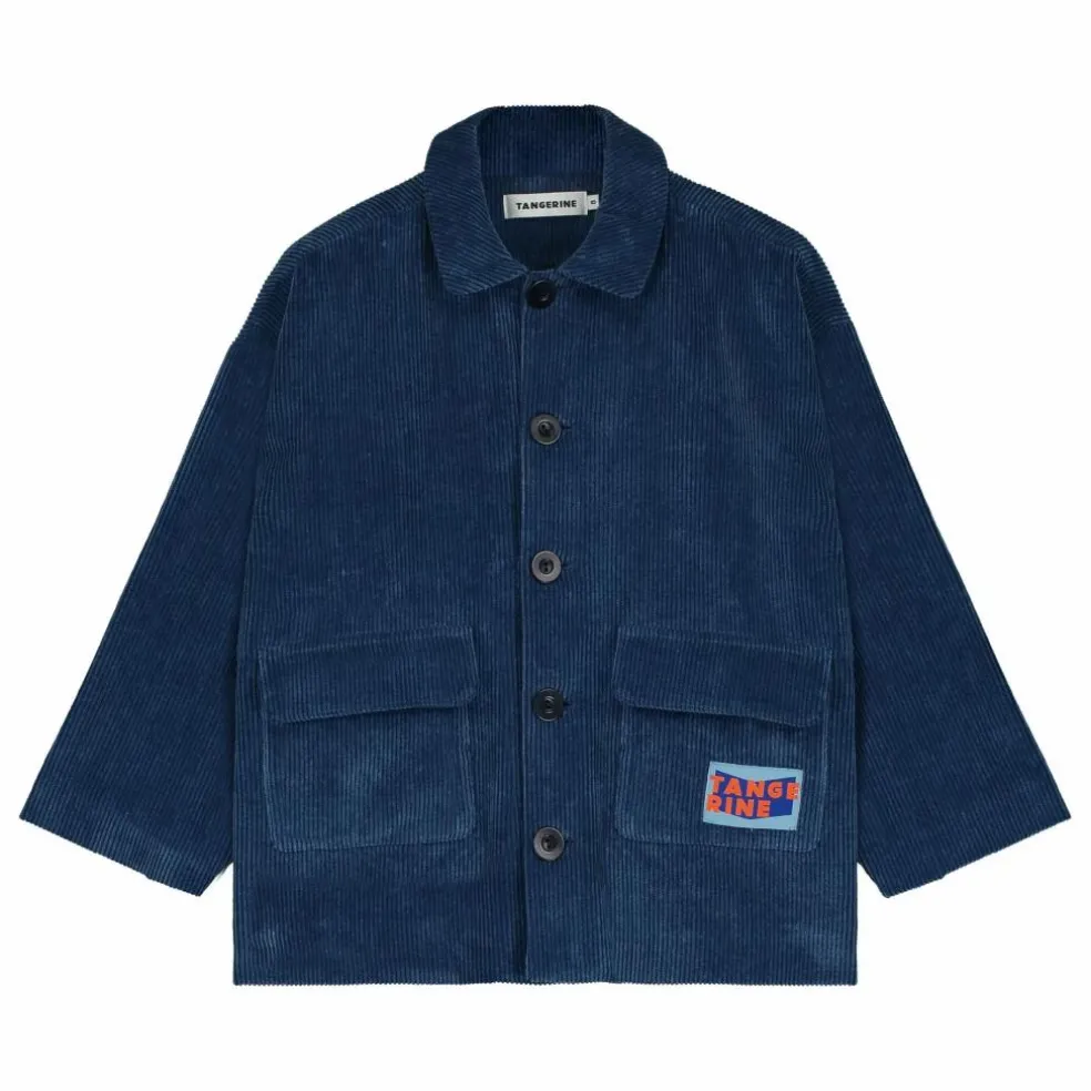 Veste Velours Côtelé Coton Bio | Bleu