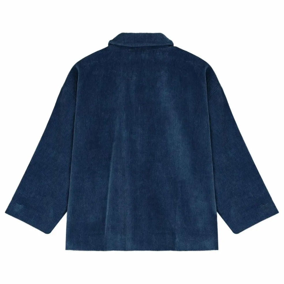 Veste Velours Côtelé Coton Bio | Bleu