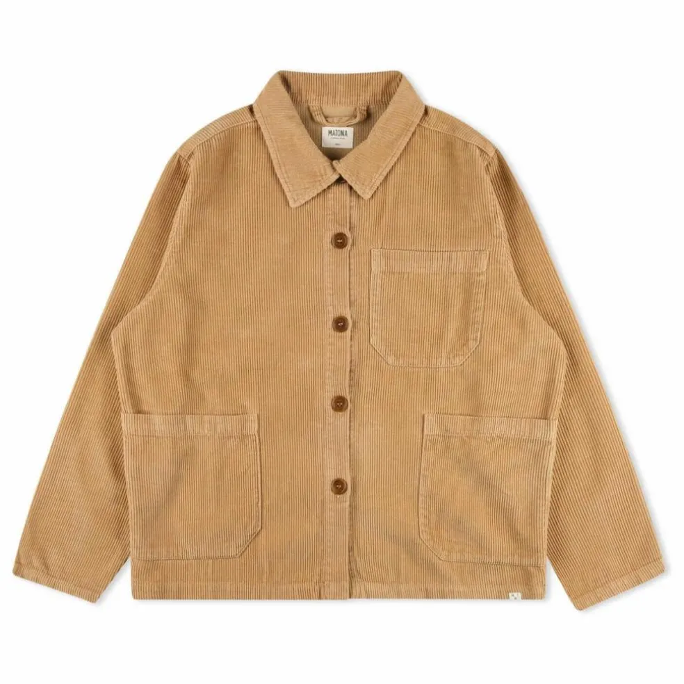Veste Velours Côtelé Coton Bio | Camel