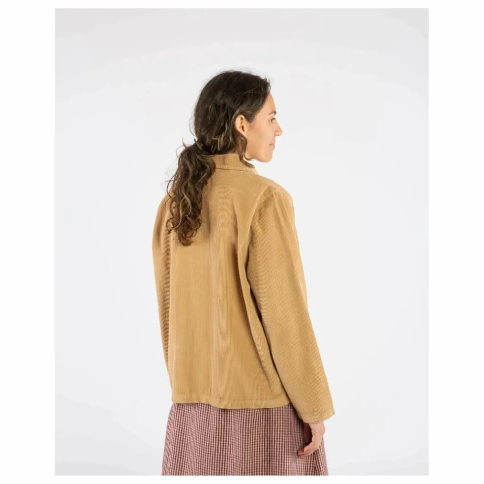 Veste Velours Côtelé Coton Bio | Camel