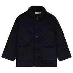 Veste Velours Côtelé Matelasée | Noir
