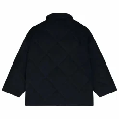 Veste Velours Côtelé Matelasée | Noir