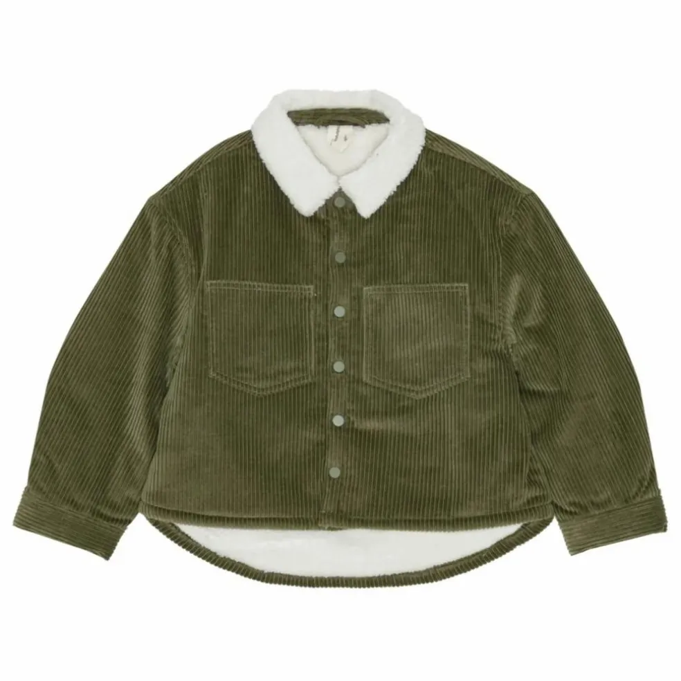 Veste Velours Côtelé Nohr Coton Bio | Vert kaki