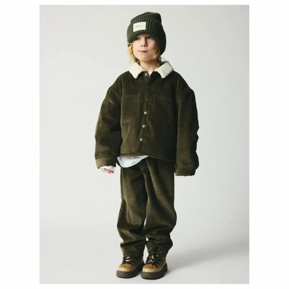 Veste Velours Côtelé Nohr Coton Bio | Vert kaki