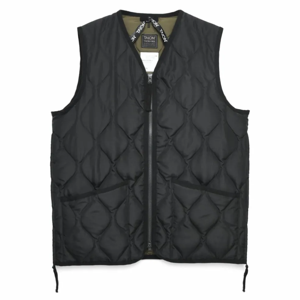 Veste Zippée Sans Manches Military Unisexe | Noir