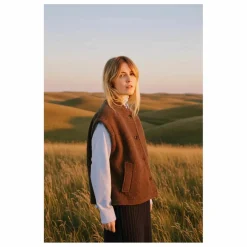 Vestes Sans Manches Sonny Laine Vierge | Marron