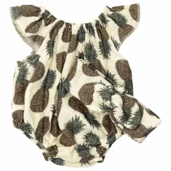 Vestiaire poupée - Barboteuse Clara et son headband Ananas