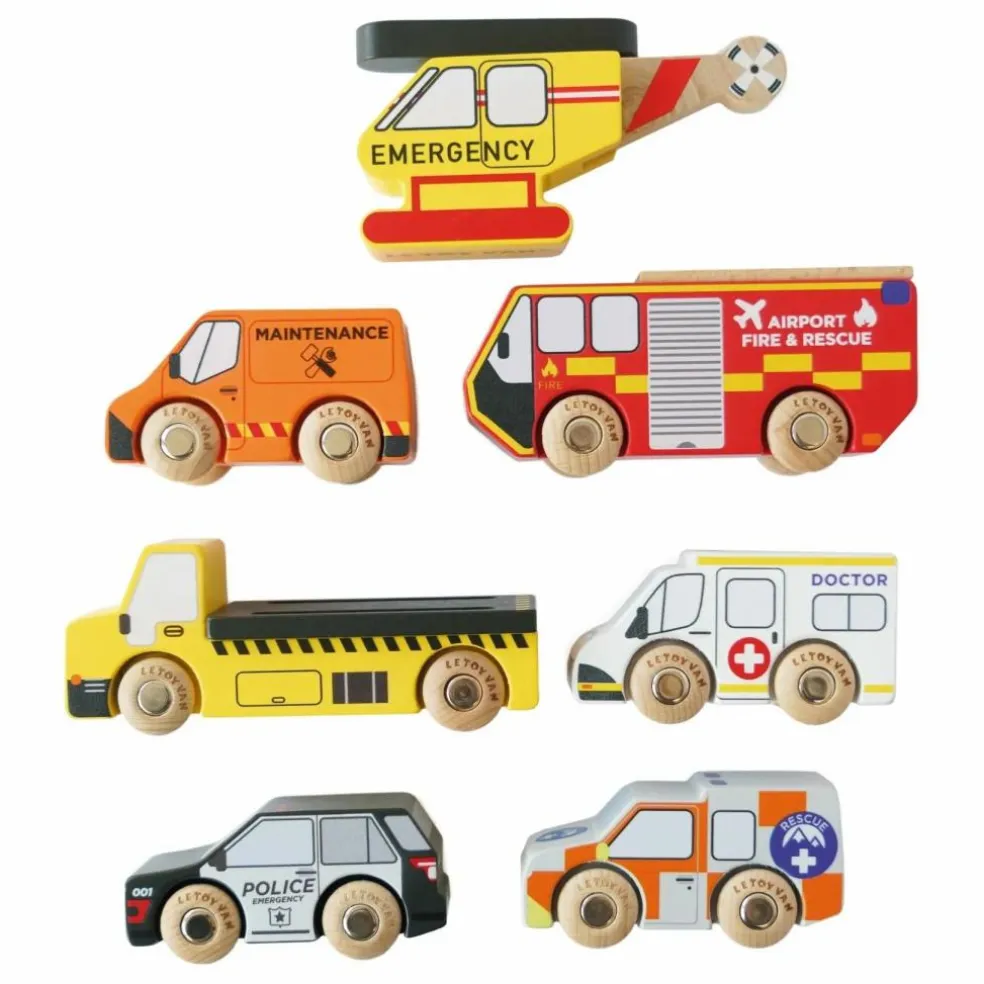 Véhicules de sauvetage - Set de 7