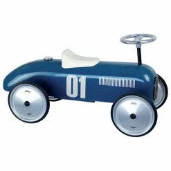 Voiture porteur métal | Bleu pétrole