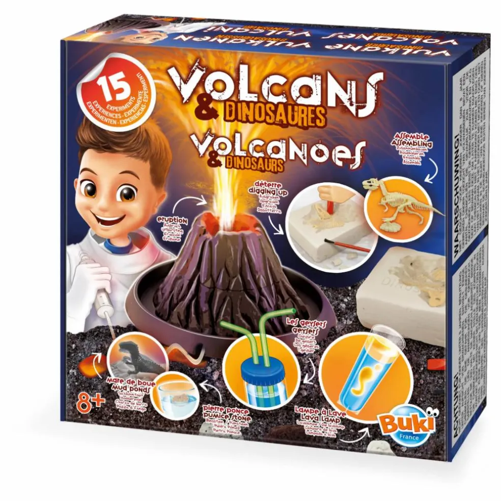 Volcans & Dinosaures - 15 expériences